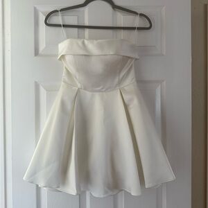 Meshki Eileen Satin Mini Dress